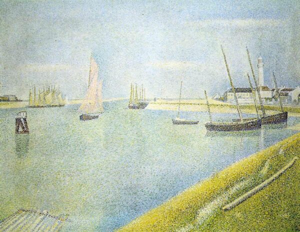 O canal em Gravelines, em direção ao mar – Georges Seurat Georges Seurat Master Apollon