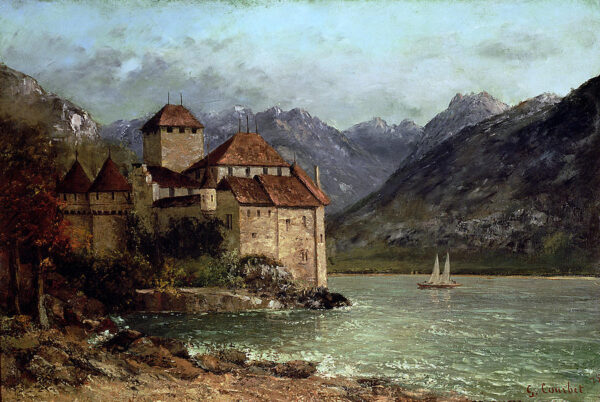 O Castelo de Chillon – Gustave Courbet Gustave Courbet Master Apollon