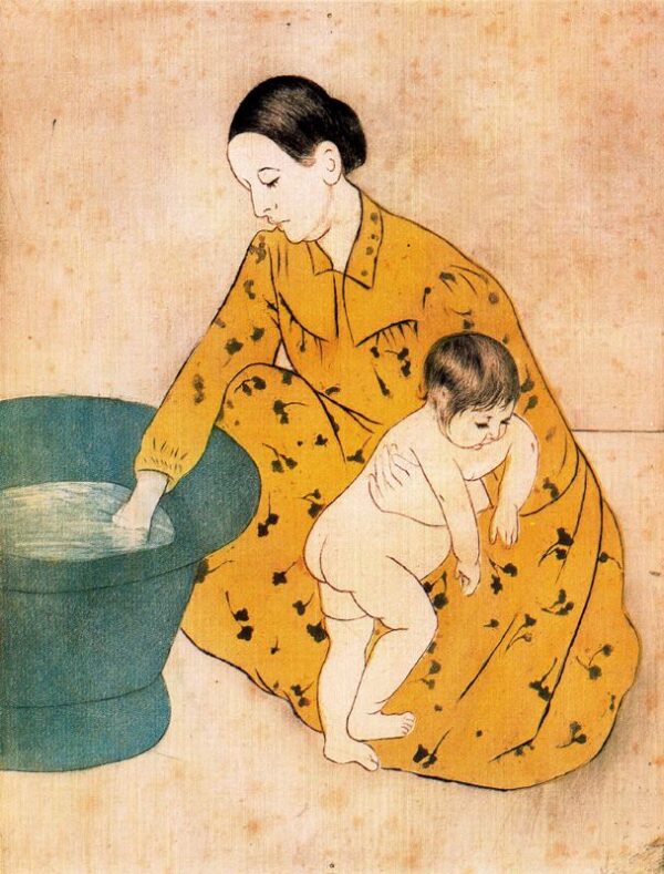 O banho da criança – Mary Cassatt Mary Cassatt Master Apollon