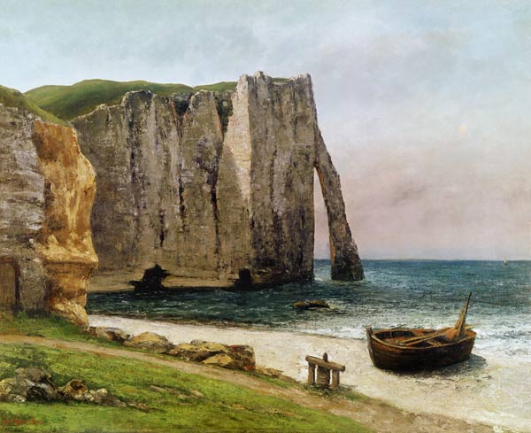 As falésias de Etretat – Gustave Courbet Gustave Courbet Master Apollon