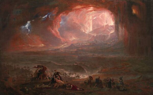 A destruição de Pompéia e de Herculano – John Martin John Martin Master Apollon