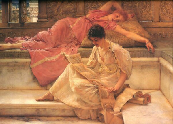 O Poeta Favorito – Lawrence Alma-Tadema Lawrence Alma-Tadema Master Apollon