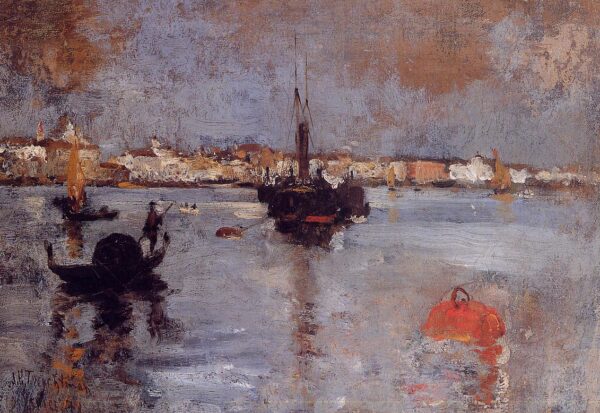 O Grande Canal, Veneza – John Henry Twachtman John Henry Twachtman Master Apollon