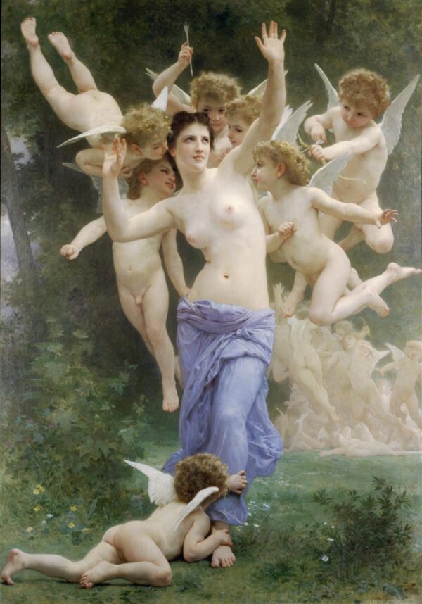 O despertar do coração – William Bouguereau William Bouguereau Master Apollon