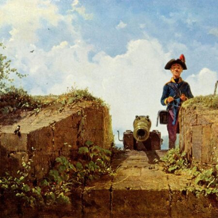 A avançada do tricô, 1860 – Carl Spitzweg Carl Spitzweg Master Apollon