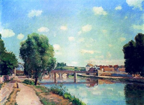 A ponte ferroviária – Camille Pissarro Camille Pissarro Master Apollon