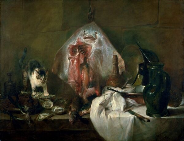 O raio ou, o interior da cozinha – Jean Siméon Chardin Jean Siméon Chardin Master Apollon