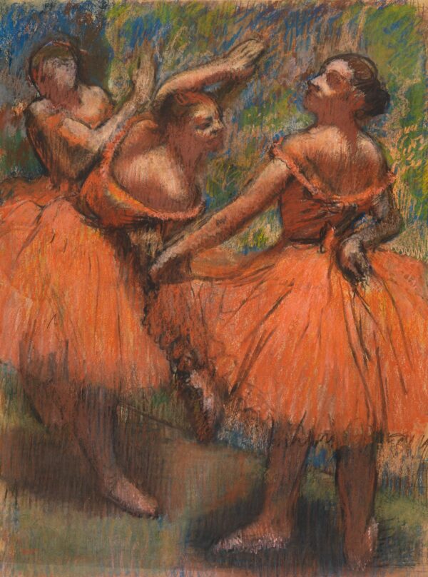 Dançarinas em vermelho – Edgar Degas Edgar Degas Master Apollon