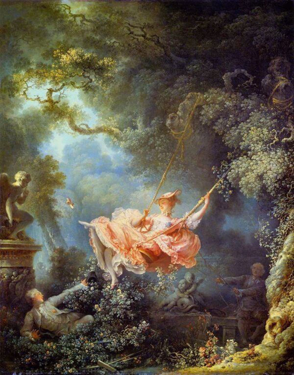 Os felizes acidentes da gangorra – Jean-Honoré Fragonard Jean-Honoré Fragonard Master Apollon