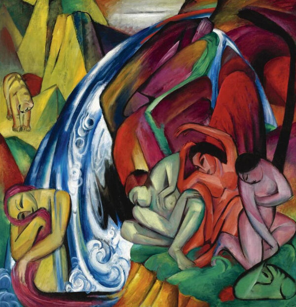 A cachoeira – Franz Marc Franz Marc Master Apollon