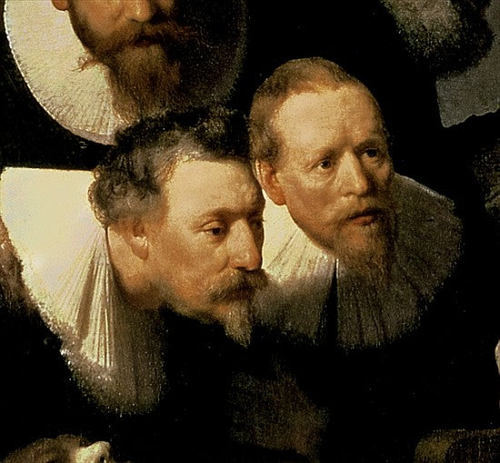 A lição de anatomia do Dr. Nicolaes Tulp, 1632 (detalhe 7543) – Rembrandt van Rijn Rembrandt van Rijn Master Apollon