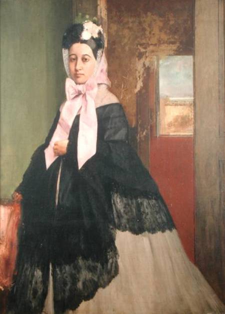 Thérèse de Gas (1842-95), irmã do artista, que se tornou Madame Edmond Morbilli – Edgar Degas Edgar Degas Master Apollon