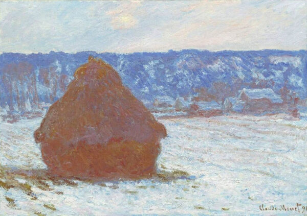 Meule, efeito de neve, tempo nublado – Claude Monet Claude Monet Master Apollon