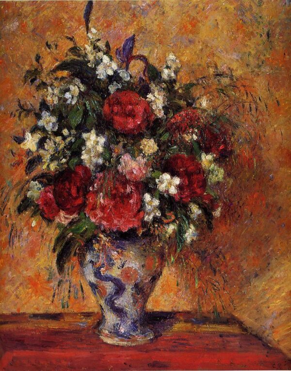 Flores em um vaso – Camille Pissarro Camille Pissarro Master Apollon