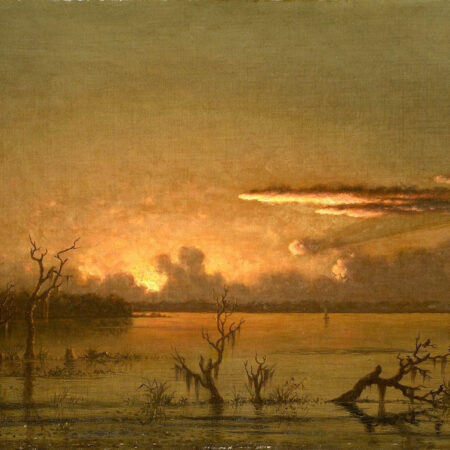 Crepúsculo sobre o rio St. Johns – Martin Johnson Heade Martin Johnson Heade Master Apollon