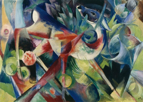 Bicho no jardim florido – Franz Marc Franz Marc Master Apollon