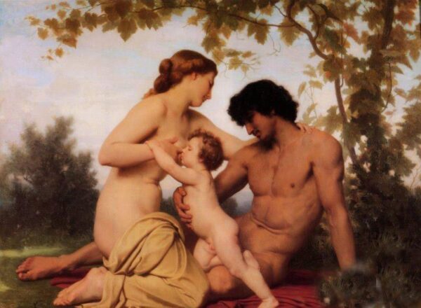 O tempo da família – William Bouguereau William Bouguereau Master Apollon