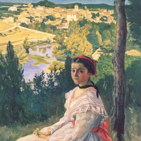 A Vista da Aldeia – Frédéric Bazille Frédéric Bazille Master Apollon