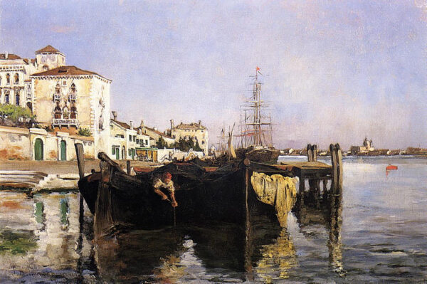 Vista de Veneza – John Henry Twachtman John Henry Twachtman Master Apollon