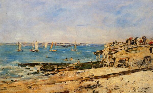 Villerville, o litoral – Eugène Boudin Eugène Boudin Master Apollon