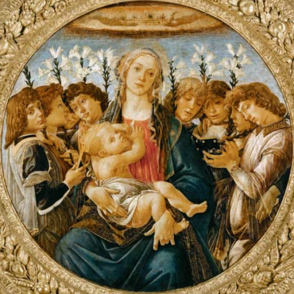 Maria com a criança e o canto dos anjos – Sandro Botticelli Sandro Botticelli Master Apollon