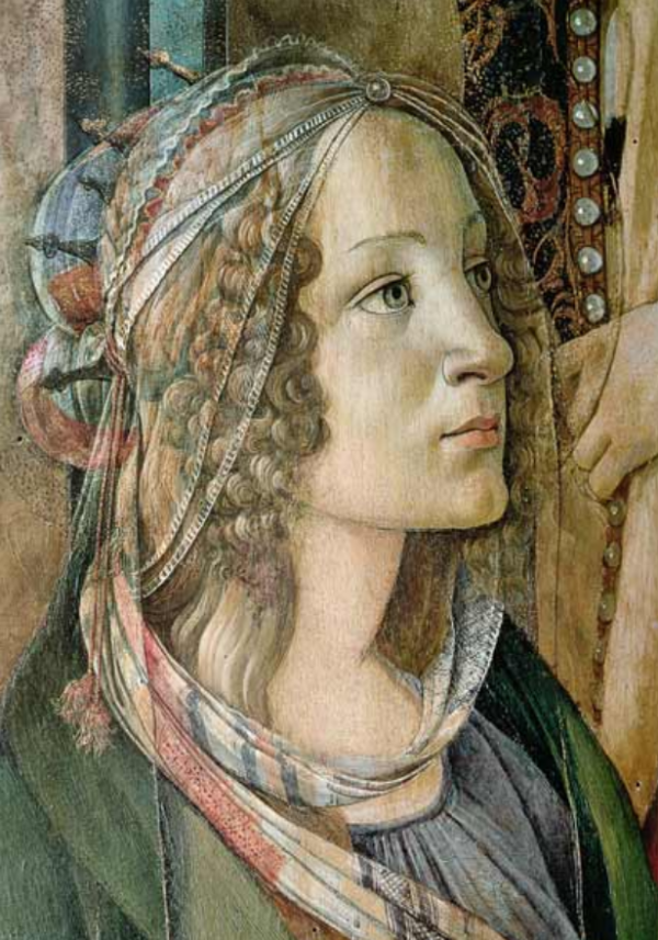 Detalhe de Santa Catarina do retábulo de São Barnabé – Sandro Botticelli Sandro Botticelli Master Apollon