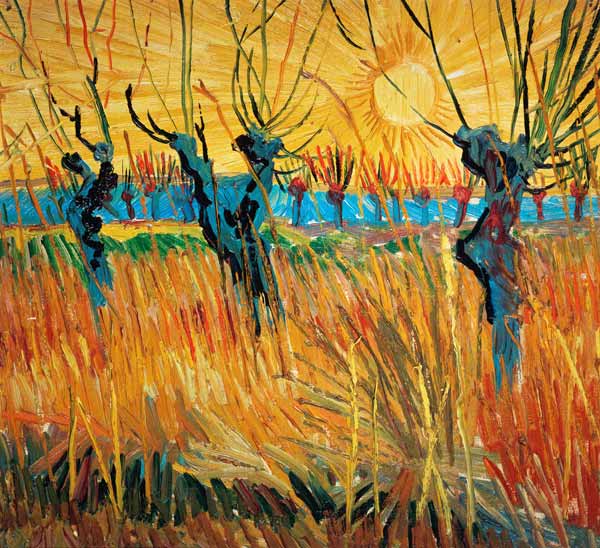 Os salgueiros ao sol poente – Van Gogh Vincent Van Gogh Master Apollon