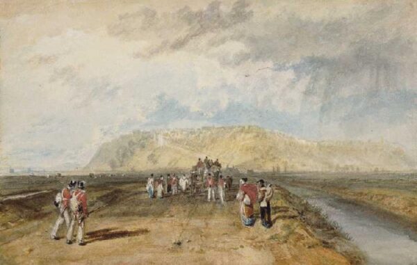 Winchelsea vista da estrada de Rye – William Turner William Turner Master Apollon