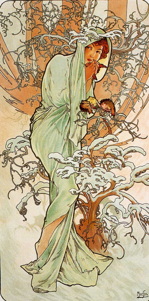 O Inverno – Mucha Alphonse Mucha Master Apollon