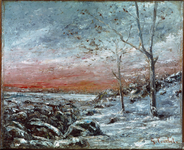 Paisagem de Inverno – Gustave Courbet Gustave Courbet Master Apollon