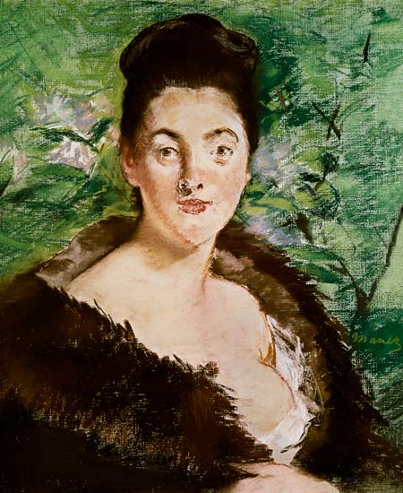 Mulher em um Casaco de Pele – Edouard Manet Édouard Manet Master Apollon