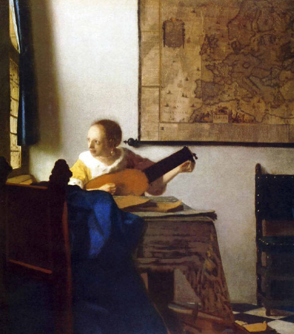 A Mulher com o Luth – Johannes Vermeer Johannes Vermeer Master Apollon