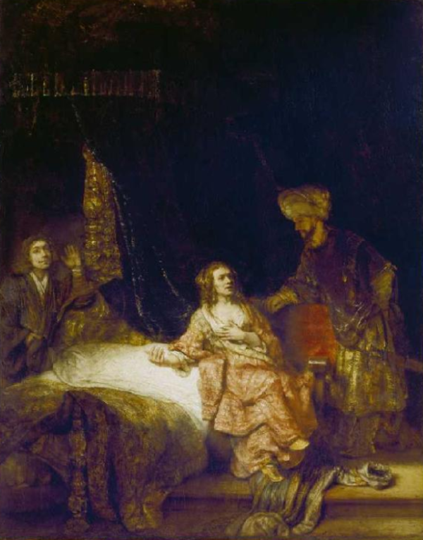 José e a mulher de Potifar – Rembrandt van Rijn Rembrandt van Rijn Master Apollon