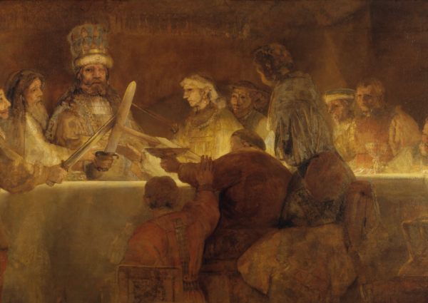 A conjuração de Cláudio Civilis – Rembrandt van Rijn Rembrandt van Rijn Master Apollon