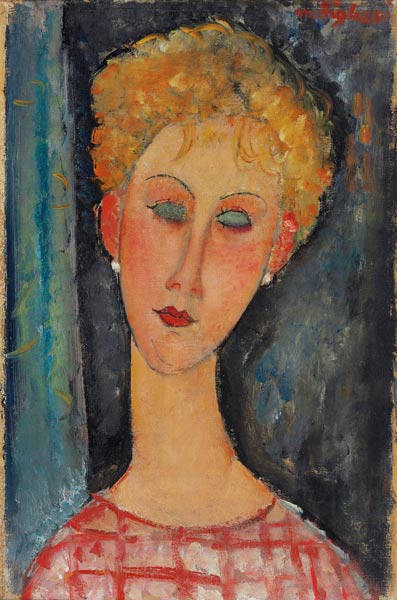 Menina com brincos – Amedeo Modigliani Amedeo Modigliani Master Apollon