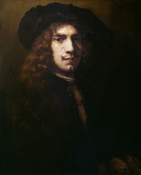 Retrato de um jovem homem – Rembrandt van Rijn Rembrandt van Rijn Master Apollon