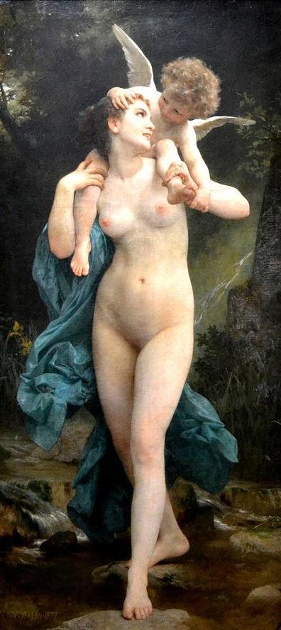 A juventude e o amor – William Bouguereau William Bouguereau Master Apollon