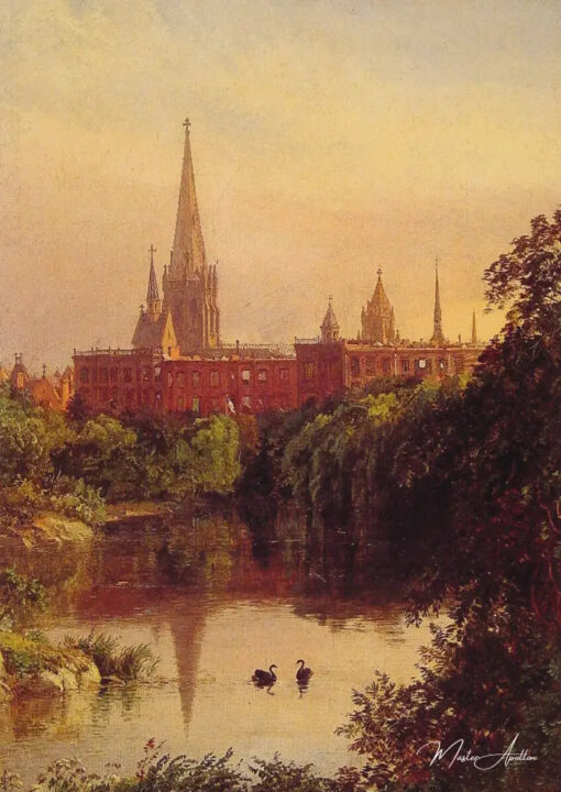 Uma vista no Central Park – Jasper Francis Cropsey Jasper Francis Cropsey Master Apollon