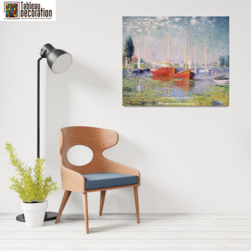 Os barcos vermelhos, Argenteuil – Claude Monet Claude Monet Master Apollon 5