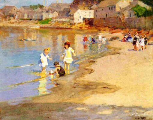 Na Praia de Edward Henry Potthast Edward Henry Potthast Master Apollon 2