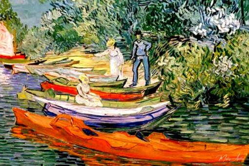 À margem do Oise em Auvers – Van Gogh Vincent Van Gogh Master Apollon 2