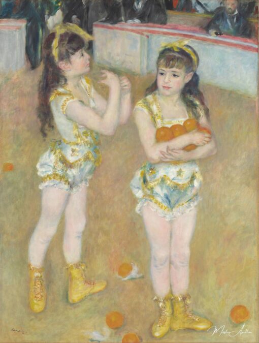 Acrobatas no circo Fernando (Alias Francisca e Angelina Wartenberg) – Pierre-Auguste Renoir Pierre-Auguste Renoir Master Apollon 2