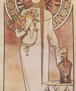 Affiche La Trappistine – Mucha em português brasileiro é: “Pôster La Trappistine – Mucha Alphonse Mucha Master Apollon