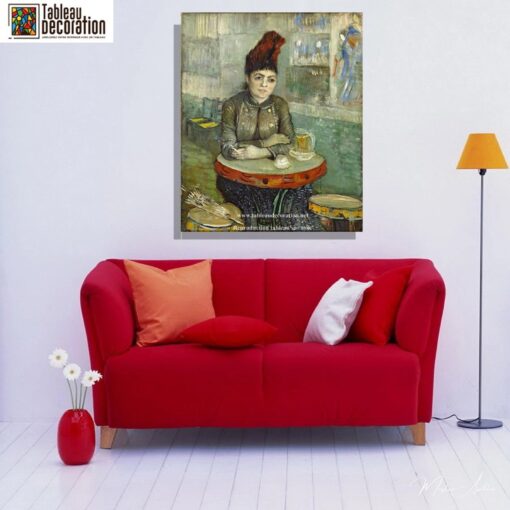 Agostina Segatori sentada no café du Tambourin – Van Gogh Vincent Van Gogh Master Apollon 4