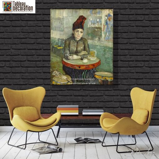 Agostina Segatori sentada no café du Tambourin – Van Gogh Vincent Van Gogh Master Apollon 6