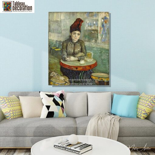 Agostina Segatori sentada no café du Tambourin – Van Gogh Vincent Van Gogh Master Apollon 5