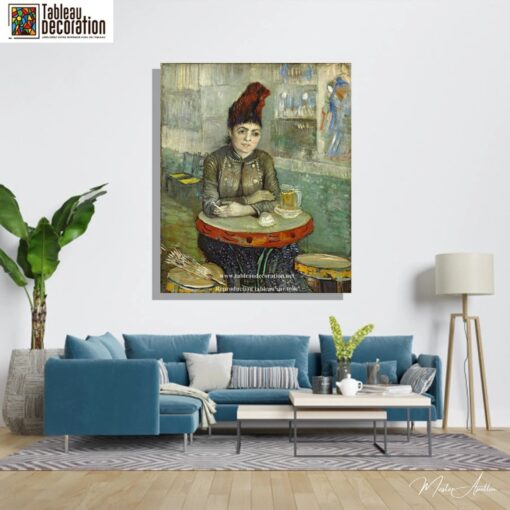 Agostina Segatori sentada no café du Tambourin – Van Gogh Vincent Van Gogh Master Apollon 7