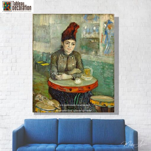 Agostina Segatori sentada no café du Tambourin – Van Gogh Vincent Van Gogh Master Apollon 3