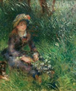 Aline Charigot com um cachorro – Pierre-Auguste Renoir Pierre-Auguste Renoir Master Apollon