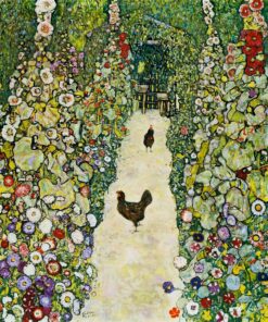 Alameda de jardim com as galinhas – Gustav Klimt Gustav Klimt Master Apollon